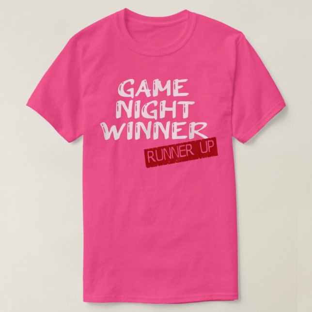 Camiseta Game Night Winner RUNNER UP  (Frente do Design)