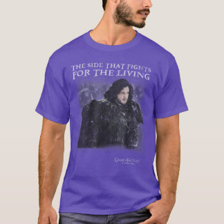 Camiseta Game ofhrones Jon Snowhe Sidehat Fights forhe Livi