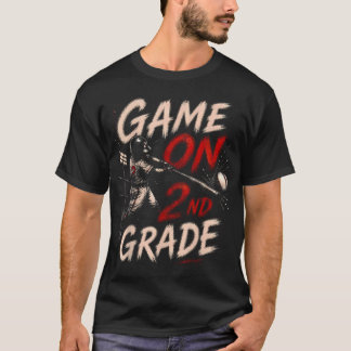 Camiseta Game On 2º Ano Beisebol Volta às Aulas