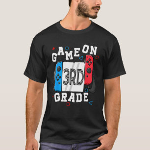 Camiseta Game On 3rd Grade Video Gamers 3rd Grade Level Unl