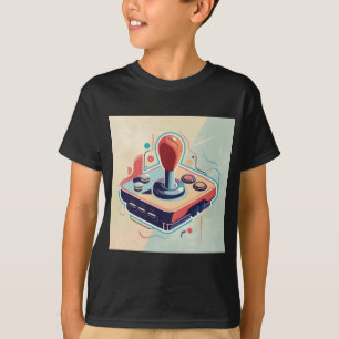 Camiseta "Game On: Abstrato Joystick Art Tee Collection"
