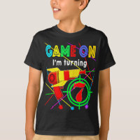 Game On I'm Turning 10 anos Boy Laser Tag Birthda