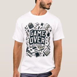 Camiseta Game Over, Back to School