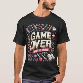 Camiseta Game Over Back to School: Creative Chaos