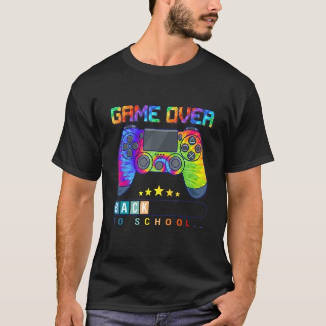 Camiseta Game Over Back To School   Kids First Day School 1 (Frente)