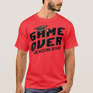 Camiseta Game Over Class of 2022, Mais velho Vi Graduação