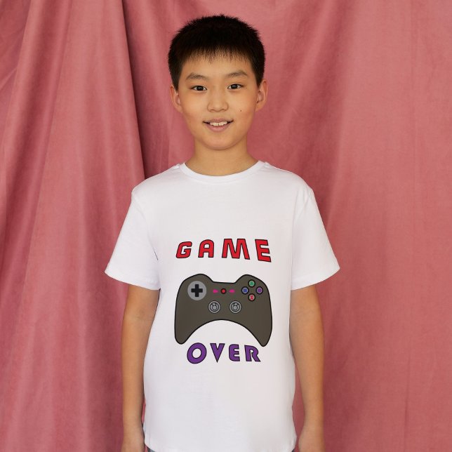 Camiseta Game Over Controller Kids Tee (Criador carregado)