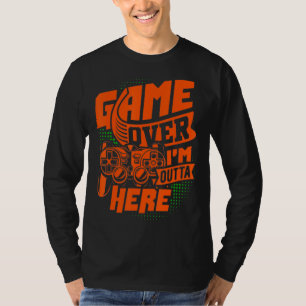 Camiseta Game Over, Estou Fora Daqui, O Ultimate Gaming
