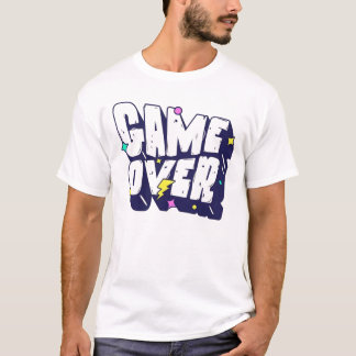 Camiseta Game Over Graphic T-Shirt – Retro Gamer Tee 