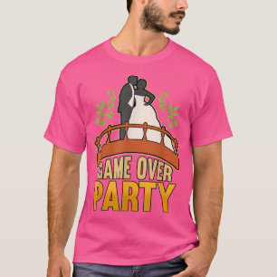 Camiseta Game Over Party Groom