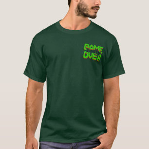 Camiseta Game Over: Restaurar Diversão Clássica, Suba de Ní