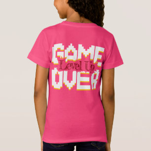Camiseta Game Over, Revive Jogos Clássicos e Suba de Nível