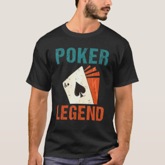 Camiseta Game Playing Cards Poker Legend
