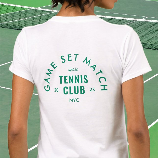 Camiseta Game Set Match Après Tennis Club Custom White (Criador carregado)