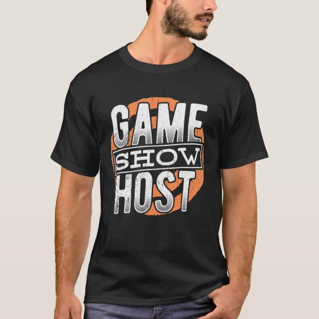 Camiseta Game Show Host Party Trivia Night Gamer Entertain (Frente)