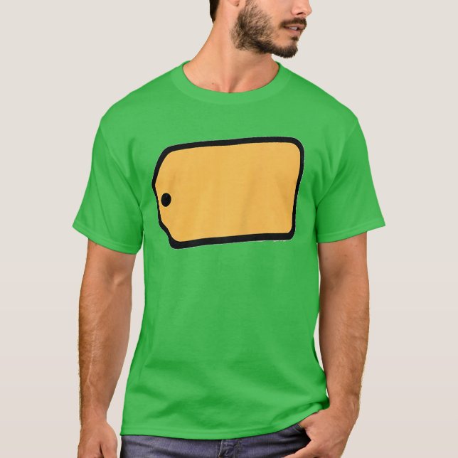 Camiseta Game Show Nameag Parody for Halloween funny (Frente)