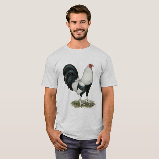 Camiseta Gamecock de prata de Duckwing (Frente Completa)