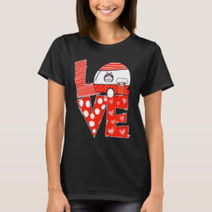 Camiseta Gameday De Amor Com rouco Empilhado