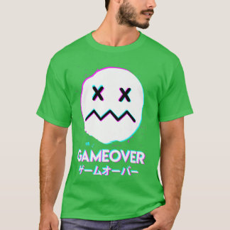 Camiseta Gameover Acid Smile Techno Music Japan design 
