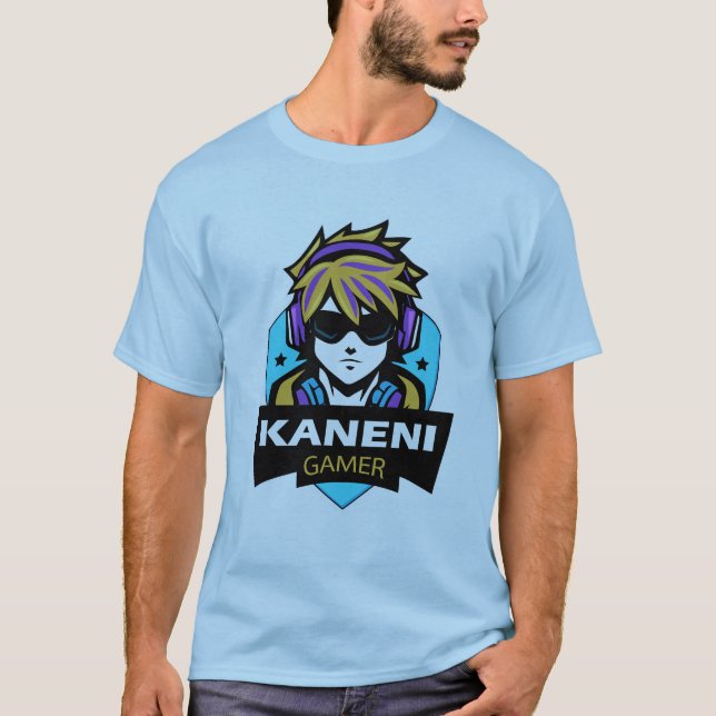 Camiseta Gamer arábico gamer tunisiano KANENI (Frente)