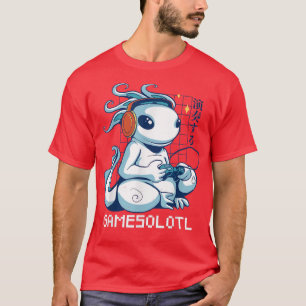 Camiseta Gamer Axolotl, Axolotl Fish Videos games Lizard T-