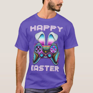 Camiseta Gamer Bo do Controlador de Jogos do Bunny para Jog