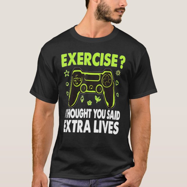 Camiseta Gamer Boys de Controladores de Vídeo com Vídeo Ext (Frente)