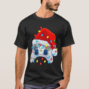 Camiseta Gamer Boys de Natal do Controlador de Jogos 1
