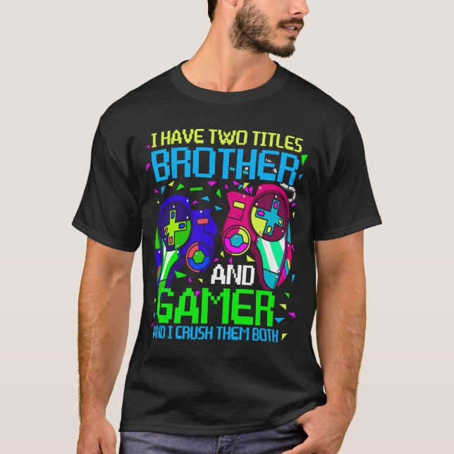 Camiseta Gamer Boys Ideias Videos games Irmão Jogos (Frente)
