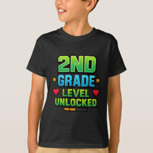 Camiseta Gamer Boys Voltar à Escola 2ª Série Primeiro Dia S