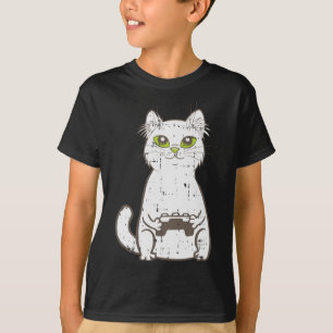 Camiseta Gamer Cat Video Game Controller Gaming Geek G