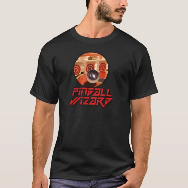 Camiseta Gamer clássico - Pinball (Frente)