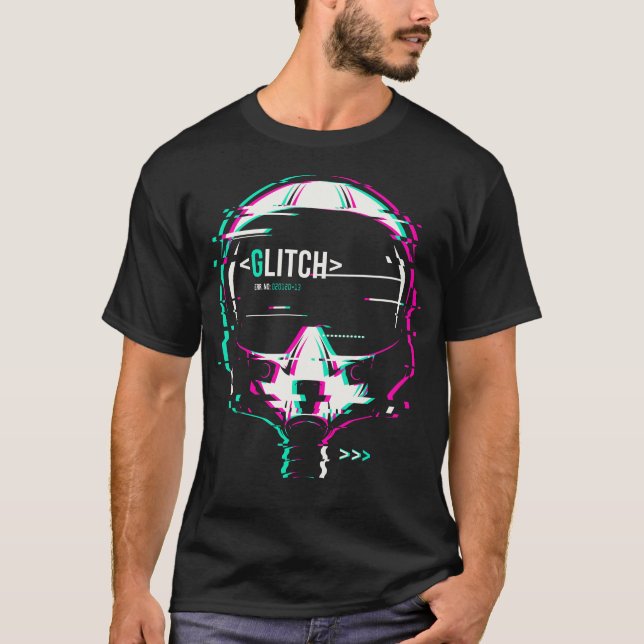 Camiseta Gamer Code Glitch (Frente)