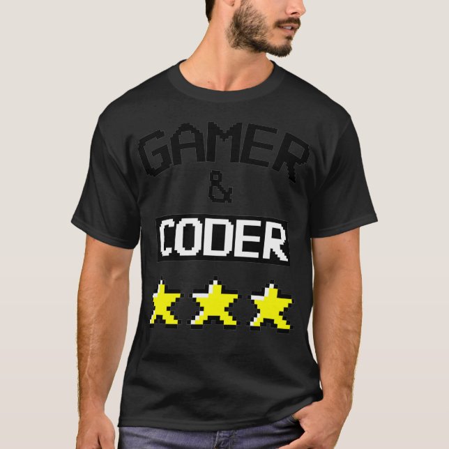 Camiseta GAMER  CODER Gaming  Coding  (Frente)