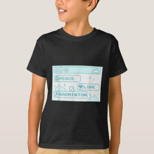 Camiseta Gamer Computer Pc Nerd Legal Peace Love Badmin