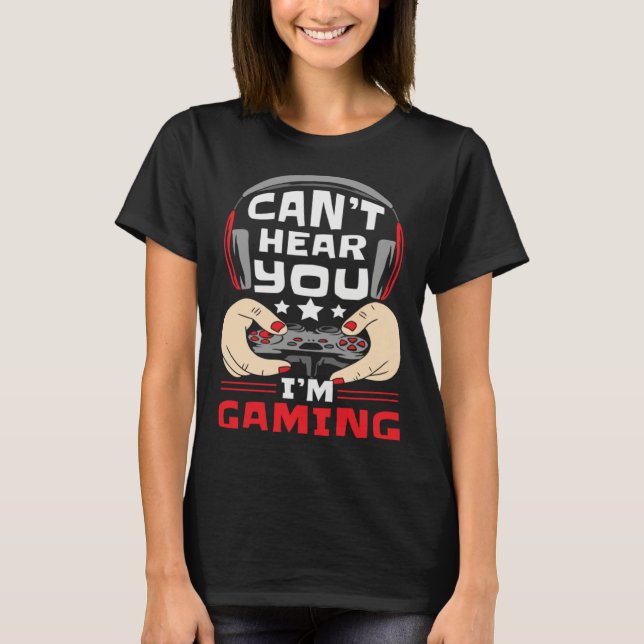 Camiseta Gamer  Controller Gaming  Playing Sarcastic (Frente)