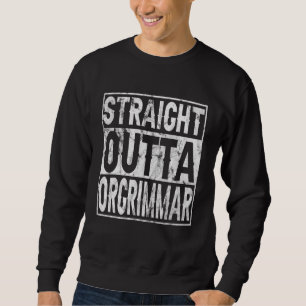 Camiseta Gamer da Horda Straight Outta Orgrimmar