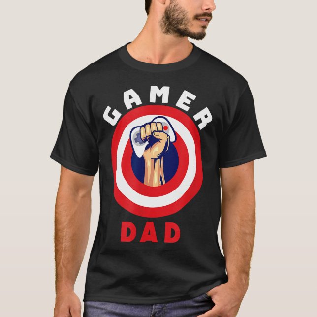 Camiseta Gamer Dad Funny Gaming Quotes Cool Fathers Gift  (Frente)