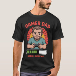Camiseta Gamer Dad tshirt for video game lovers and fathers