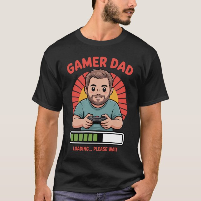 Camiseta Gamer Dad tshirt for video game lovers and fathers (Frente)