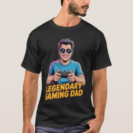 Camiseta Gamer dad tshirt Legendary Gamer Dad