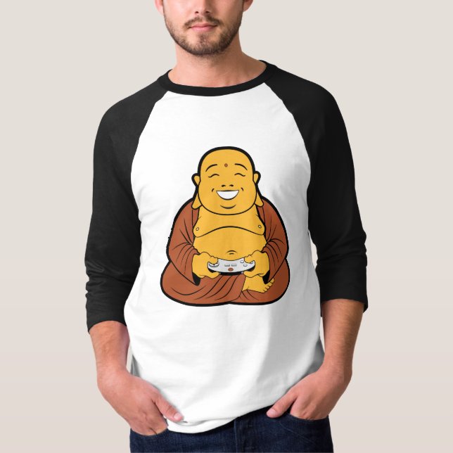 Camiseta gamer de buddha (Frente)