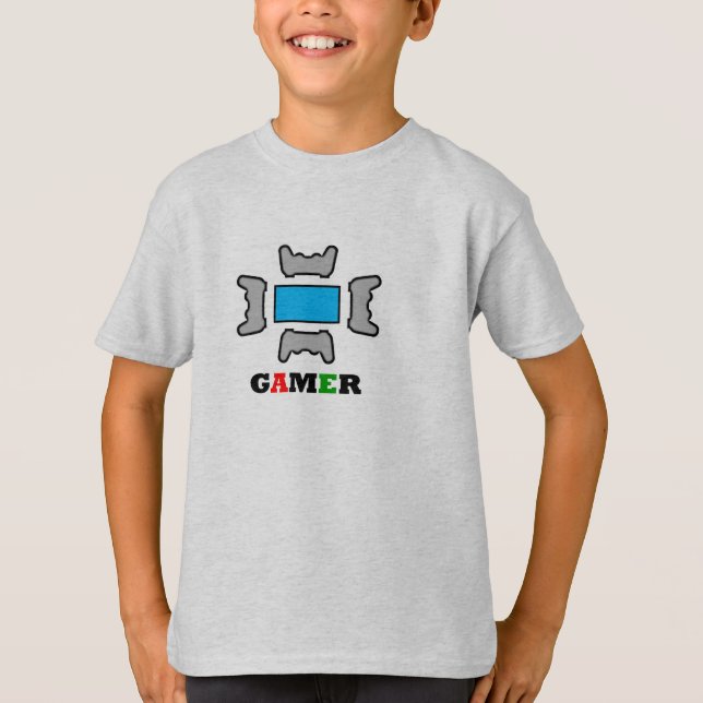 Camiseta GAMER de Menino (Frente)