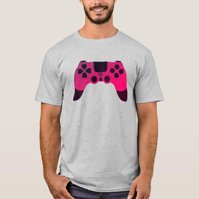 Camiseta Gamer de Nerd de videogames de controladora de jog (Frente)