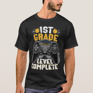 Camiseta Gamer de Nível de 1rua Concluído