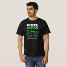 Gamer de Pixel Art – Pressione Iniciar Jogar