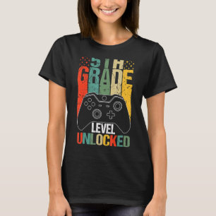 Camiseta Gamer De Vídeo Desbloqueado De Nível 5 De Volta À
