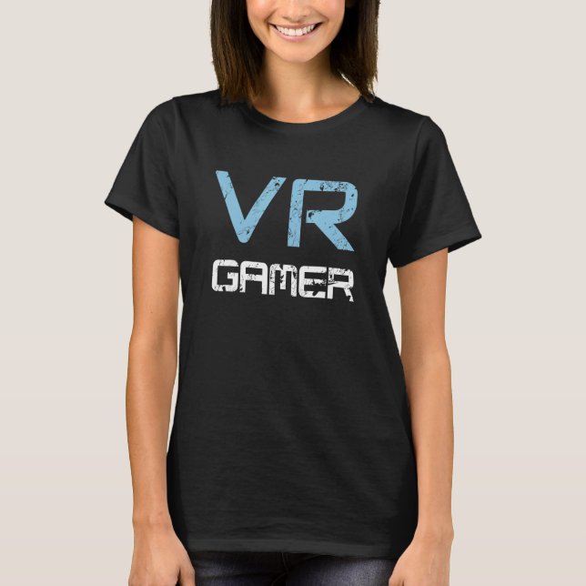 Camiseta GAMER DE VR  Jogos de Realidade Virtual (Frente)