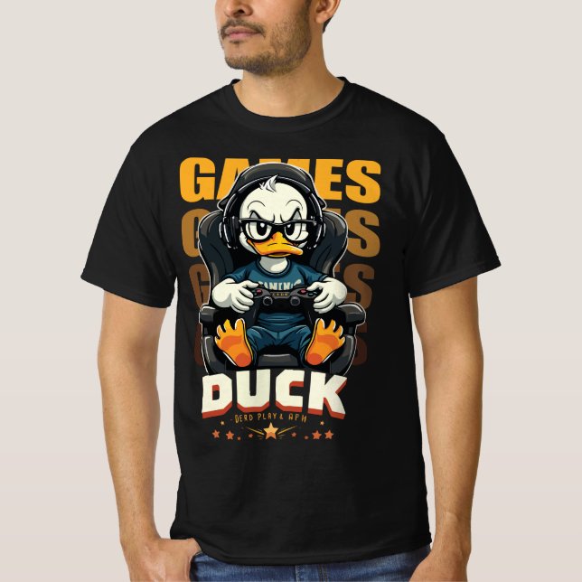 Camiseta Gamer Duck Chill Vibes (Frente)