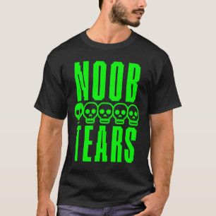 Camiseta Gamer Engraçado Sarcasmo de Jogos Choro de Noob 